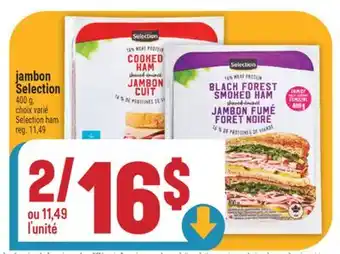Marché Adonis JAMBON SELECTION | SELECTION HAM offer