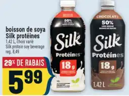 Marché Adonis BOISSON DE SOYA SILK PROTÉINES | SILK PROTEIN SOY BEVERAGE offer