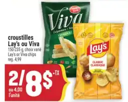 Marché Adonis CROUSTILLES LAY'S OU VIVA | LAY'S OR VIVA CHIPS offer