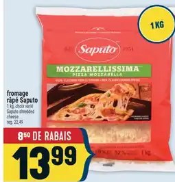 Marché Adonis FROMAGE RÂPÉ SAPUTO | SAPUTO SHREDDED CHEESE offer