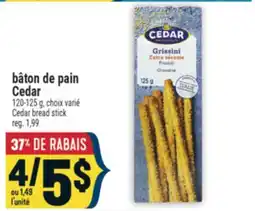 Marché Adonis BÂTON DE PAIN CEDAR | CEDAR BREAD STICK offer