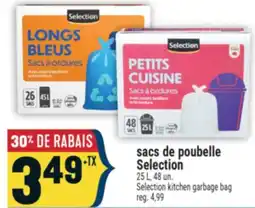 Marché Adonis SACS DE POUBELLE SELECTION | SELECTION KITCHEN GARBAGE BAG offer