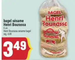 Marché Adonis BAGEL SÉSAME HENRI BOURASSA | HENRI BOURASSA SESAME BAGEL offer