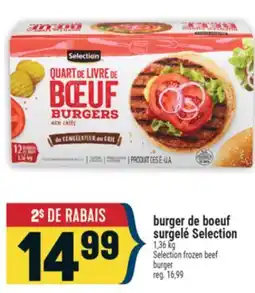 Marché Adonis burger de boeuf surgelé Selection | Selection frozen beef burger offer