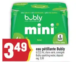 Marché Adonis EAU PÉTILLANTE BUBLY | BUBLY SPARKLING WATER offer