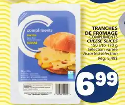 Marché Bonichoix COMPLIMENTS CHEESE SLICES offer