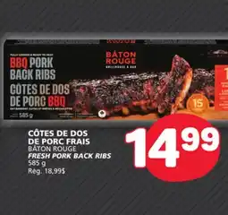Marché Bonichoix FRESH PORK BACK RIBS offer