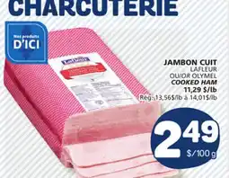 Marché Bonichoix JAMBON CUIT LAFLEUR OU OLYMEL COOKED HAM offer