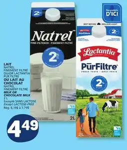 Marché Bonichoix NATREL OR LACTANTIA MILK OR CHOCOLATE MILK offer