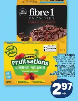 Marché Bonichoix BARS OR FRUIT SNACKS offer