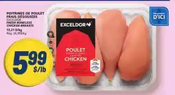 Marché Bonichoix EXCELDOR FREEDOM LESS CHICKEN BREASTS offer