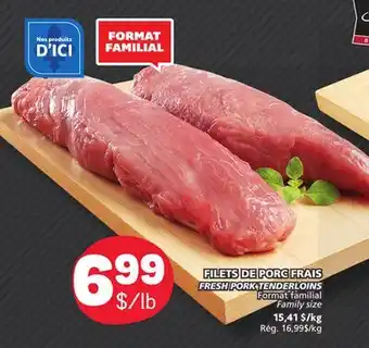 Marché Bonichoix FRESH PORK TENDERLOINS offer