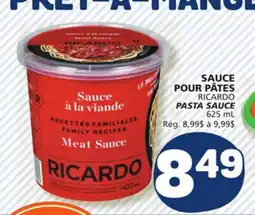 Marché Bonichoix SAUCE POUR PÂTES RICARDO offer