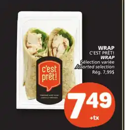 Marché Bonichoix C'EST PRÊT! WRAP offer