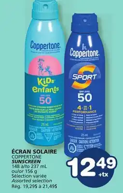 Marché Bonichoix ÉCRAN SOLAIRE COPPERTONE SUNSCREEN offer
