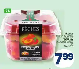 Marché Bonichoix PEACHES offer