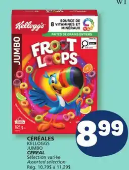 Marché Bonichoix CÉRÉALES KELLOGGS JUMBO offer