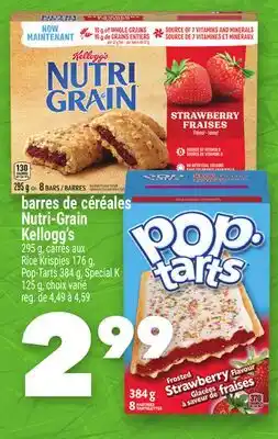 Marche Ami barres de céréales Nutri-Grain Kellogg's offer