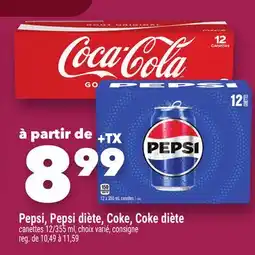 Marche Ami Pepsi, Pepsi diète, Coke, Coke diète offer
