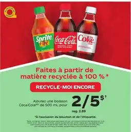Marche Ami Ajoutez une boisson Coca-Cola de 500 mL pour offer