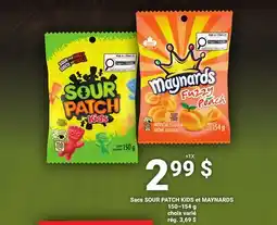 Marche Ami Sacs SOUR PATCH KIDS et MAYNARDS offer
