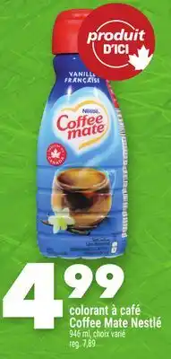Marche Ami colorant à café Coffee Mate Nestlé offer
