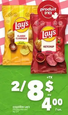 Marche Ami croûtes Lay's offer