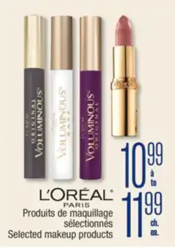Jean Coutu LOREAL PARIS Selected makeup products offer