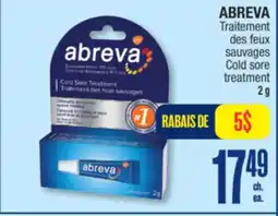 Jean Coutu ABREVA Cold sore treatment offer