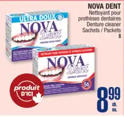 Jean Coutu NOVA DENT Denture cleaner Packets offer