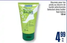 Jean Coutu PERSONNELLE Selected shea butter foot balms offer