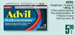 Jean Coutu ADVIL Analgesic, Plus acetaminophen, Cold and sinus offer