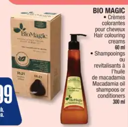 Jean Coutu BIO MAGIC Hair colouring creams, Macadamia oil shampoos or conditioners offer