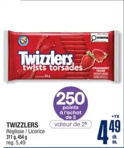 Jean Coutu TWIZZLERS Licorice offer