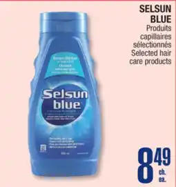 Jean Coutu SELSUN BLUE Selected hair care products offer