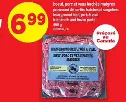 Maxi BOEUF, PORC ET VEAU HACHÉS MAIGRES | LEAN GROUND BEEF, PORK & VEAL offer