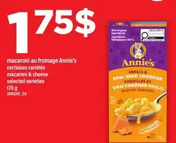 Maxi MACARONI AU FROMAGE ANNIE'S | MACARONI & CHEESE offer
