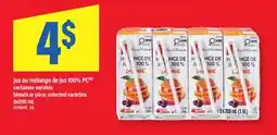 Maxi JUS OU MÉLANGE DE JUS 100% PC | BLENDS OR JUICE offer