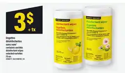 Maxi LINGETTES DÉSINFECTANTES SANS NOM | DISINFECTANT WIPES, 75 UN offer