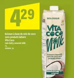 Maxi BOISSON À BASE DE NOIX DE COCO SANS PRODUITS LAITIERS VITA COCO | NON-DAIRY COCONUT MILK offer
