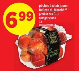 Maxi PÊCHES À CHAIR JAUNE DÉLICES DU MARCHÉ offer