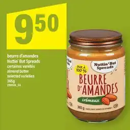 Maxi BEURRE D'AMANDES NUTTIN' BUT SPREADS | ALMOND BUTTER offer