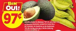 Maxi AVOCATS, OU BANANES PLANTAINS offer