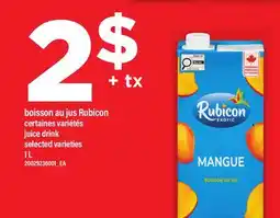 Maxi BOISSON AU JUS RUBICON | JUICE DRINK offer