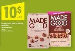 Maxi BARRES GRANOLA, MINIS OU BISCUITS MADEGOOD offer