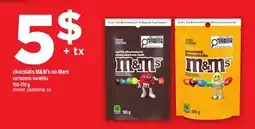 Maxi CHOCOLATS M&M'S OU MARS offer