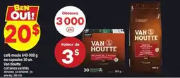 Maxi CAFÉ MOULU, 640-908 G OU CAPSULES, 30 UN. VAN HOUTTE offer