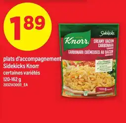 Maxi PLATS D'ACCOMPAGNEMENT SIDEKICKS KNORR offer