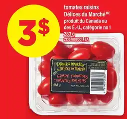 Maxi TOMATES RAISINS DÉLICES DU MARCHÉ offer