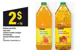 Maxi BOISSON AUX FRUITS SANS NOM | FRUIT BEVERAGE offer